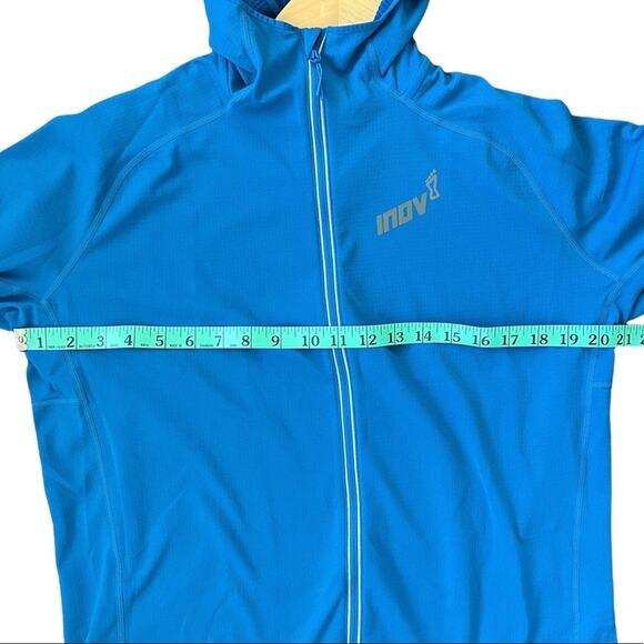 Inov 8 Technical Full Zip Sweat Wicking Hooded Running Lightweight Jacket Large - Picture 4 of 7